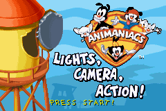 Animaniacs - Lights, Camera Action! Title Screen